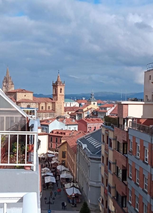Апартаменты Atico Quintana II - Con Terraza, En El Centro Con Wifi Y Garaje Овьедо Экстерьер фото